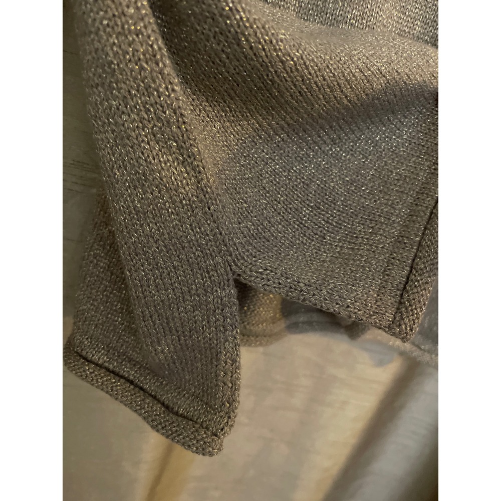 Lulu B women gold metallic sweater S/M - Picture 4 of 9